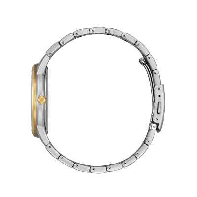 نمای جانبی ساعت سیتیزن AW1786-88A با طراحی باریک ۹ میلیمتری