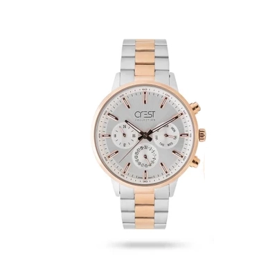 ساعت مچی عقربه‌ای کوارتز مردانه کرست مدل crest 6709
