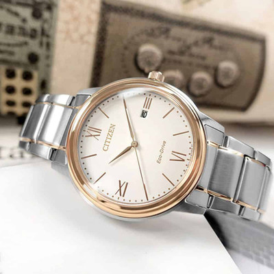 نمای افقی ساعت سیتیزن AW1676-86A