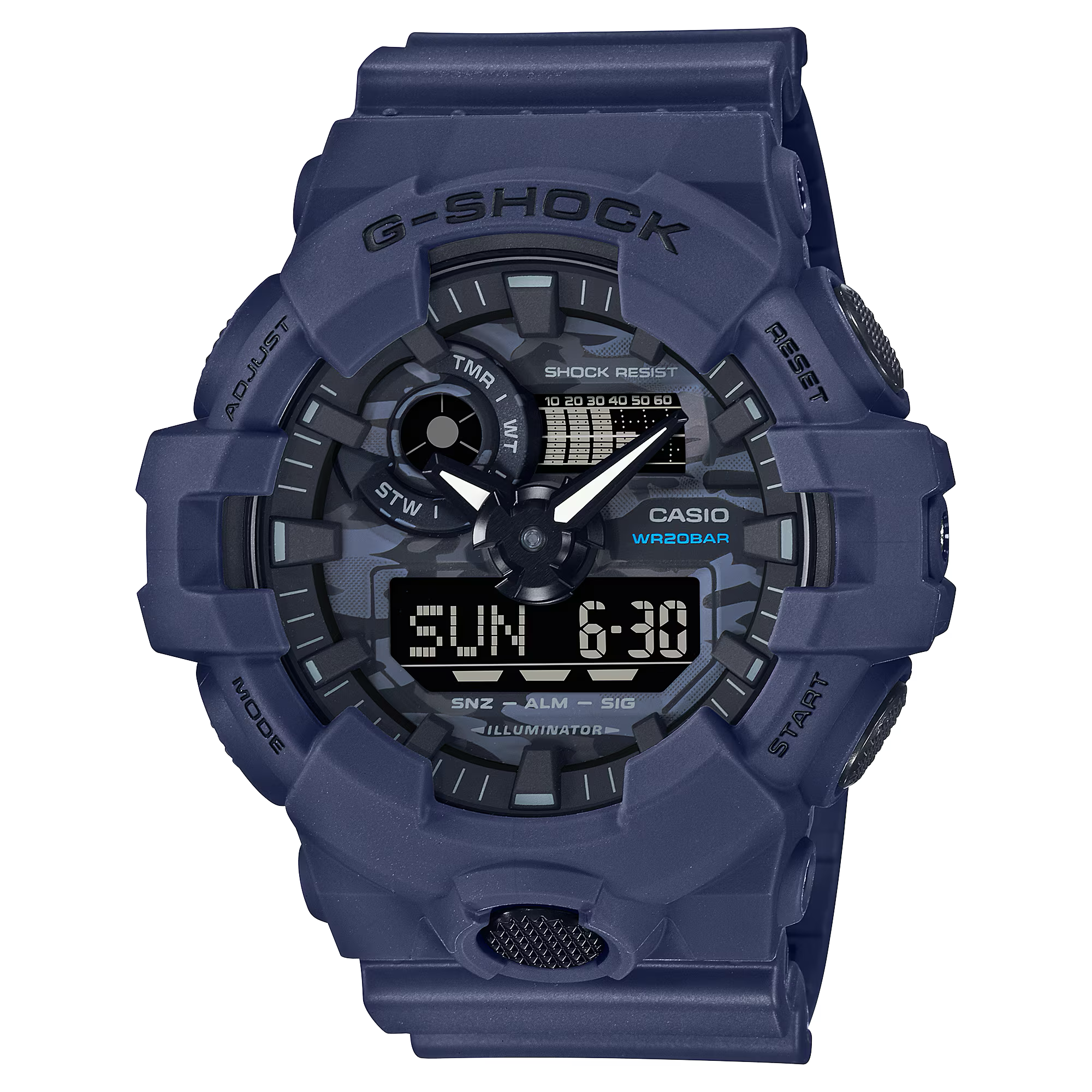 ساعت مچی عقربه ای مردانه کاسیو جی شاک مدل ga-700ca-2a